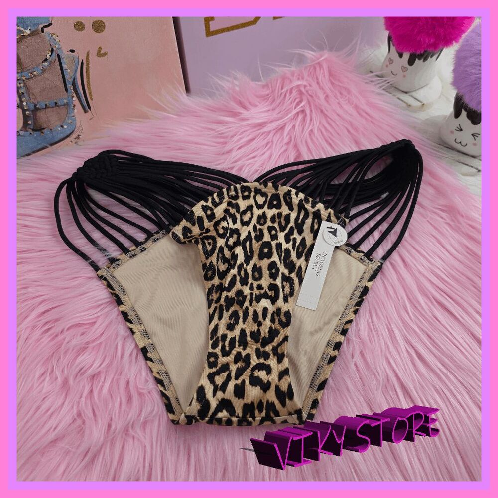 ❤️ NWT Victoria’s Secret Brazilian Animal Print Swim Bottom XLarge❤️